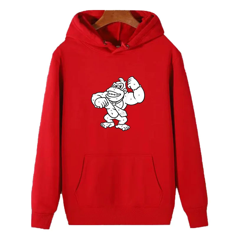 It's On Like Donkey Kong graphic Hooded sweatshirts fleece hoodie winter essentials hoodie thick sweater hoodie Men's clothing