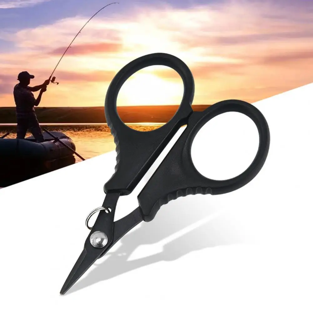 

Fishing Scissors Multifunctional Portable Rust-proof Lightweight Safe Sharp Blade with Lanyard High Strength Stainless Steel Fis