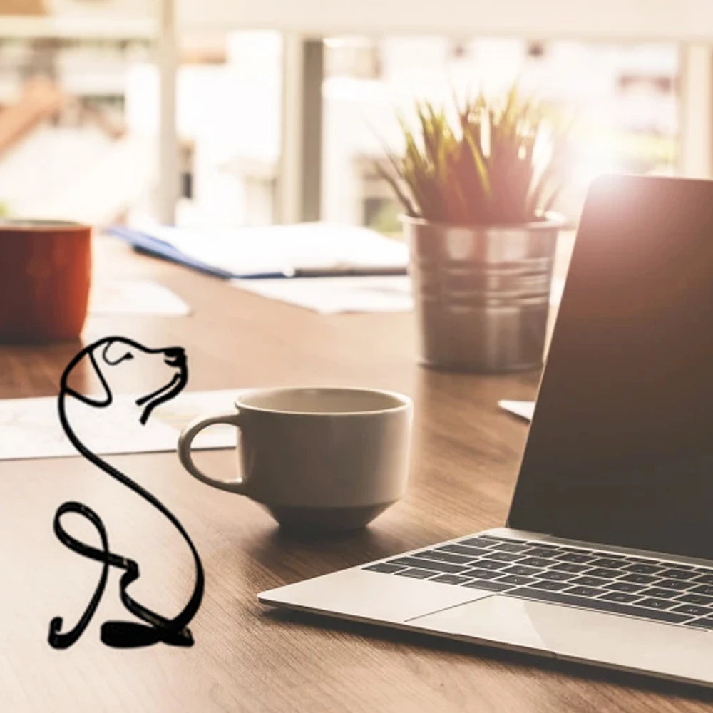 Художественная Скульптура для собаки железные украшения в виде животных