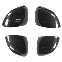 2pcs for benz a class w177 2019 2020 side mirror cover cap 3k twill black carbon fiber