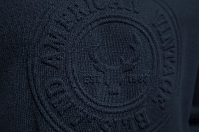 Свитшоты IМNIKEС с принтом Мужские повседневные однотонные хлопковые пуловеры