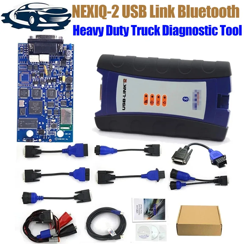 

NEX-IQ-2 USB Link N2 125032 Bluetooth OBD2 Truck Diagnostic Tool NE IQ2 For ISUZ-U Heavy Duty Diesel Truck Scanner PK INLINE 6