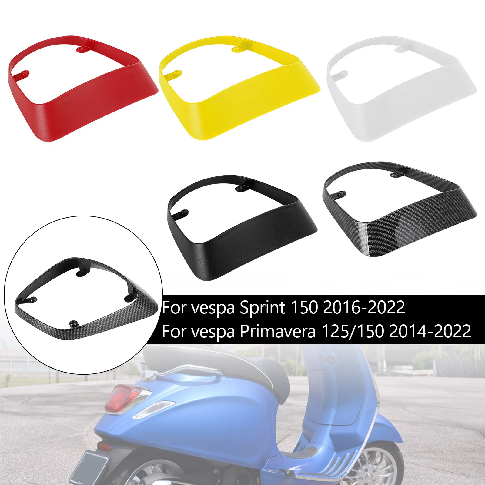 

Artudatech Tail Light Cover Rear Lamp Guard For Sprint Primavera 125/150 2014-2022 Motor Accessories