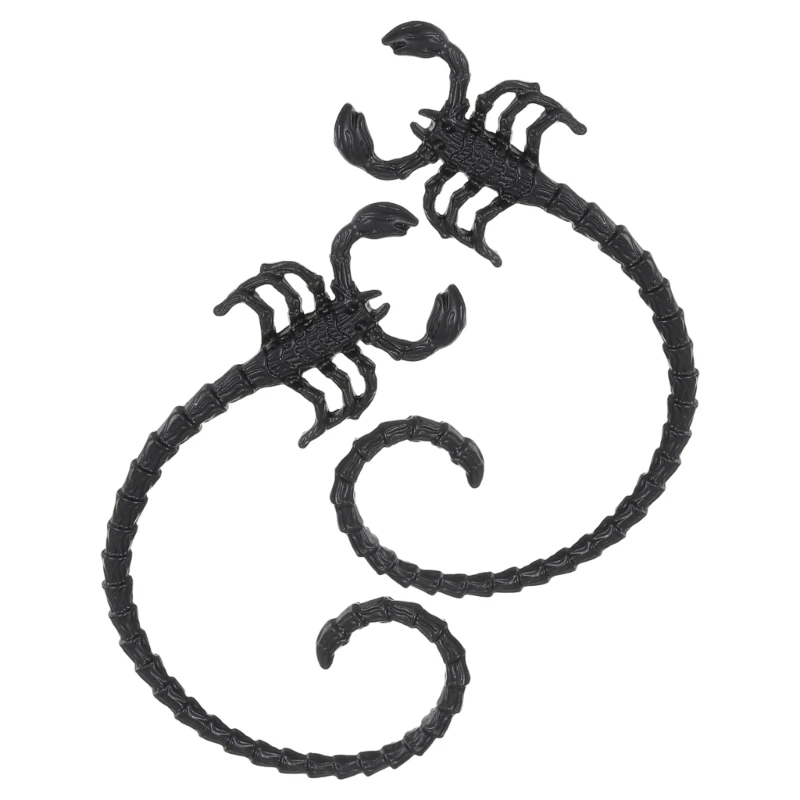 Стильные готические зажимы для ушей вешалки Скорпиона металлические манжеты