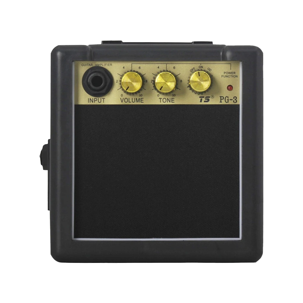 

Universal Portable Electric Guitar Amplifier Speaker Indoor Outdoor 3W Bass Tone Control Power Amp Musical Instrument Accessory