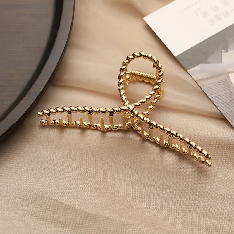 Новинка 2022 женская заколка для волос Корейская версия текстурированная