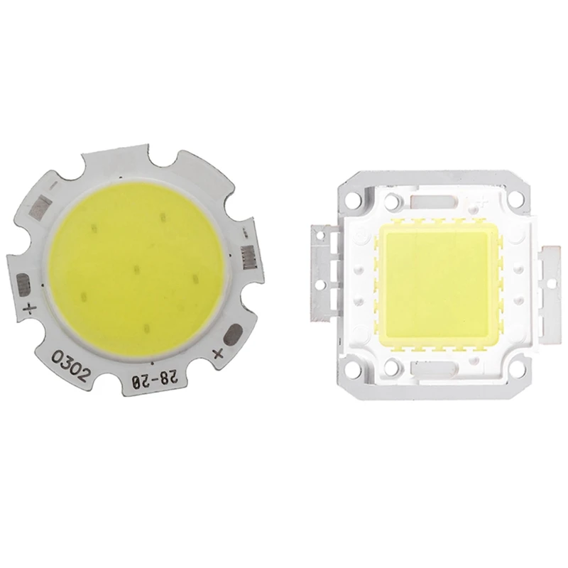 

1 Pcs 3W COB High Power Lamp Bead LED Chip Day White & 1 Pcs Square Shape White DC Light Lamp COB SMD LED Module Chip