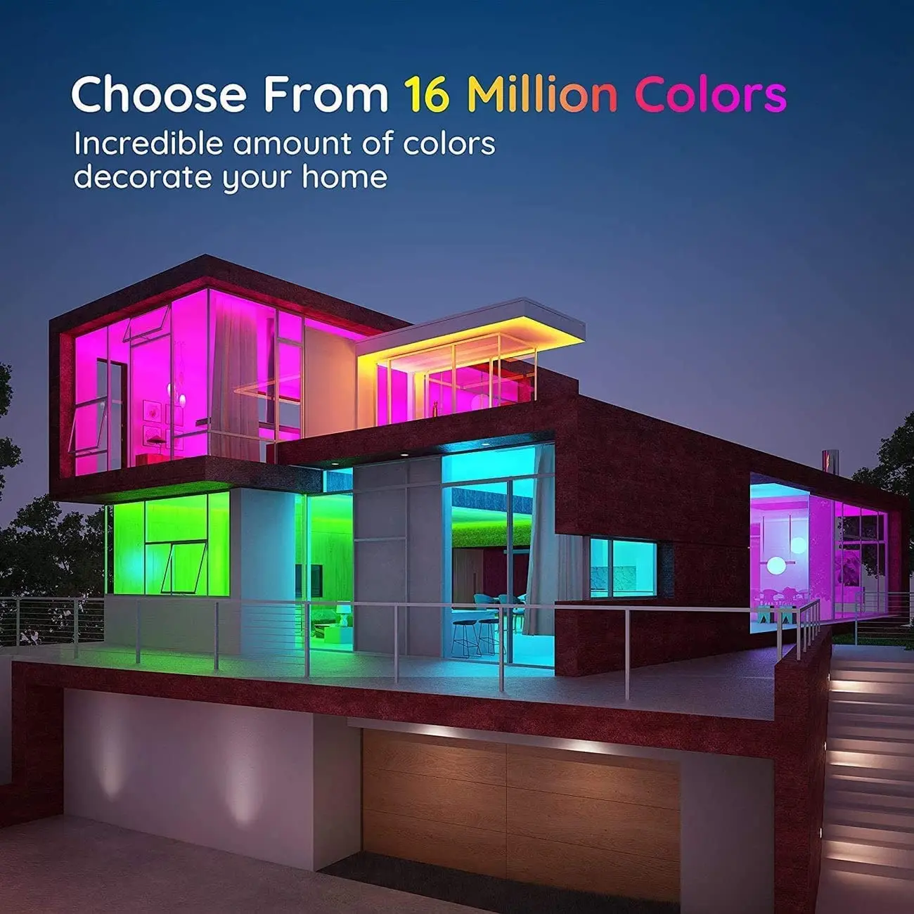 Светодиодная лента 5050 RGB 5 м 10 водонепроницаемая Диодная гибкая светодиодная 15 с