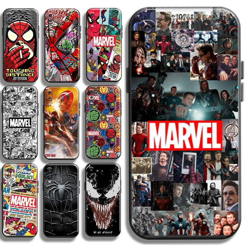 

Marvel Avengers For Samsung Galaxy A20 A20S Phone Case Coque Funda Soft Liquid Silicon Cover Shell Carcasa Back Cases