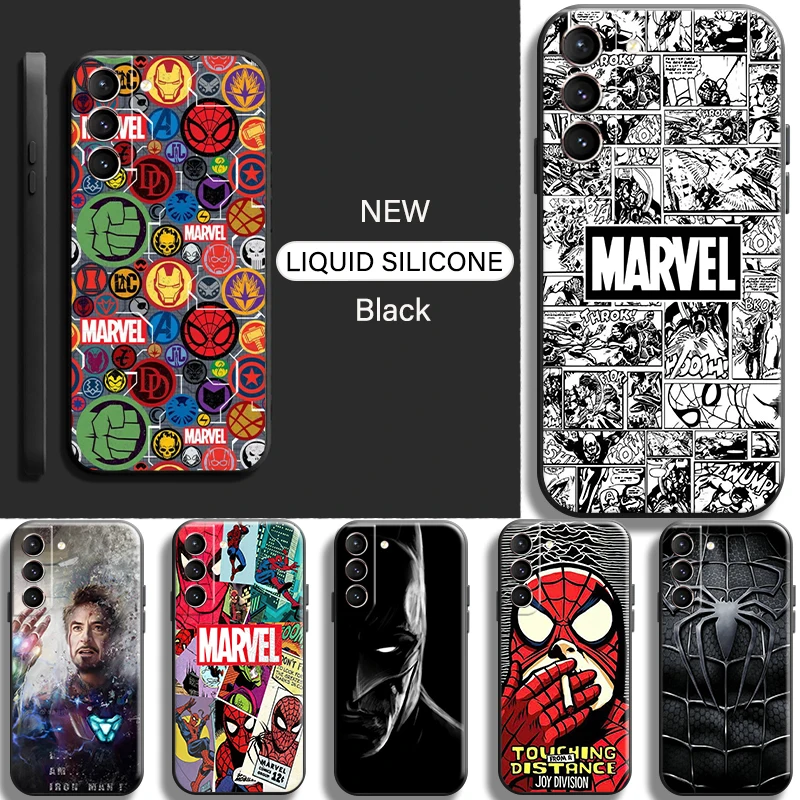 

Marvel Avengers For Samsung Galaxy S22 S21 S20 FE Plus Ultra S10 Lite S10E Plus 5G Phone Case Full Protection Carcasa Funda
