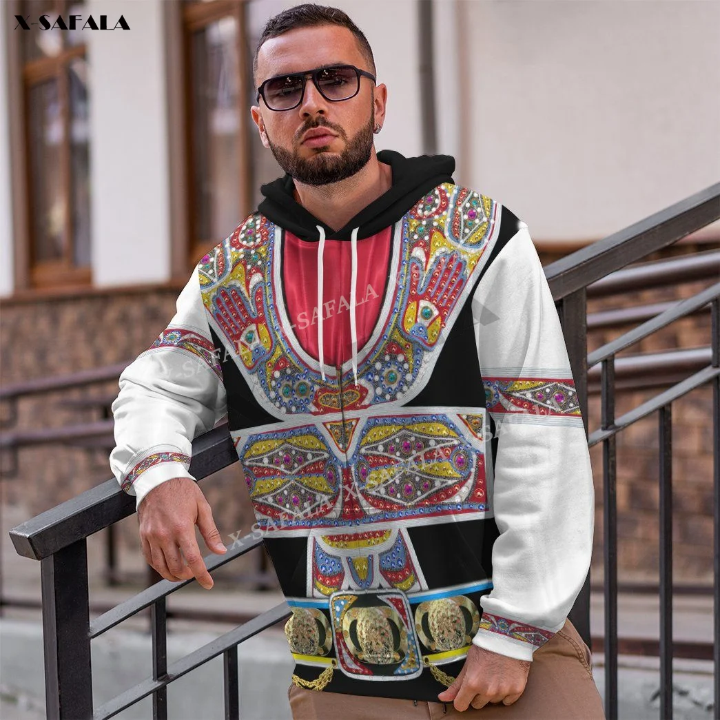 

Elvis PRL Gypsy Uniform 3D Print Spring Autumn Hoodie Man Outwear Zipper Pullover Sweatshirt Hooded Casual Coat