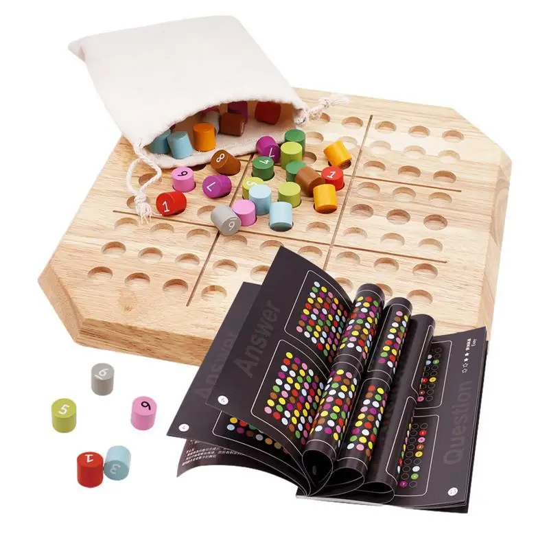 

Судоку-пазл для детей, настольная математическая игрушка, развивающая игра для развития логического мышления
