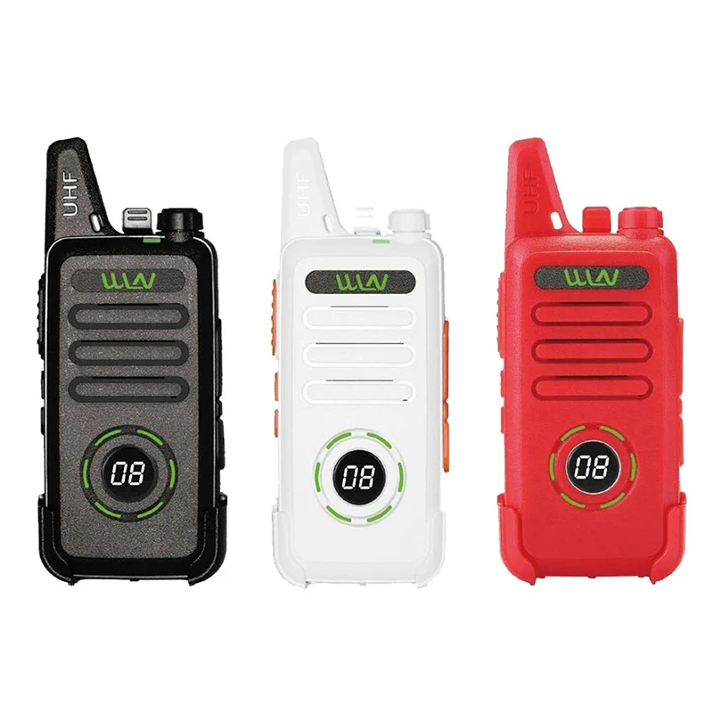 

2pcs WLN KD-C1 plus Mini Walkie Talkie KD-C1 plus UHF 400-470MHz Transceiver Two Way Radio long range KD-C1 Upgraded