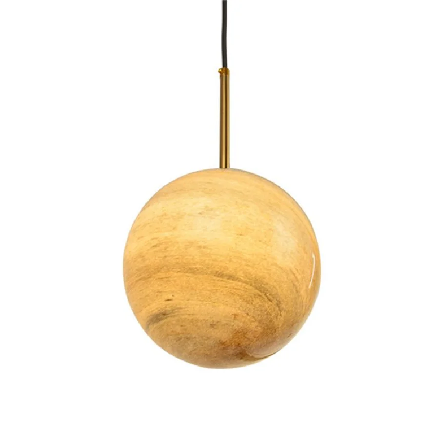 

LukLoy LED Creative Planet Light Kid's Lamp Glass Pendant Light Hanging Lamp Glass Living Room Lights Bedside Light Glass Luxury