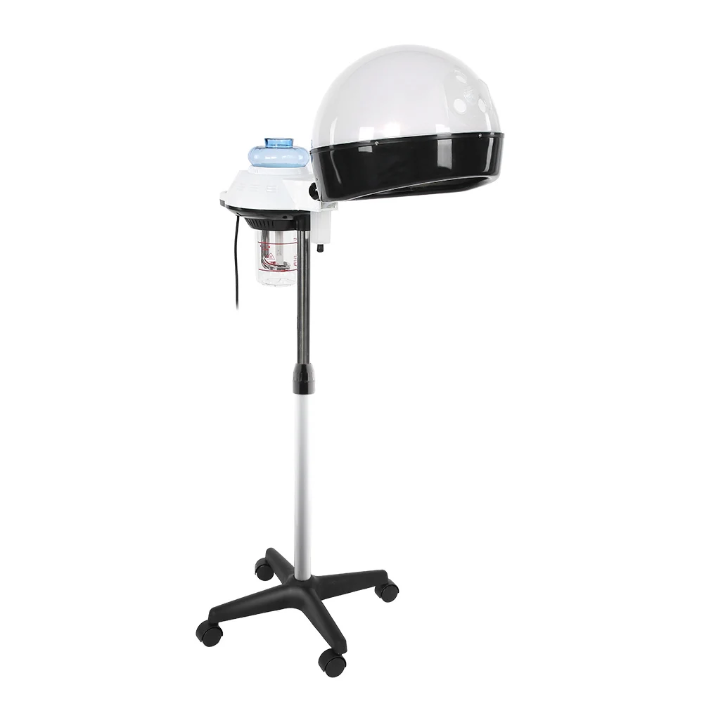 

Salon Spa Hair Steamer Rolling Stand Hooded Hair Coloring Perming Conditioning Steamer EU 220V