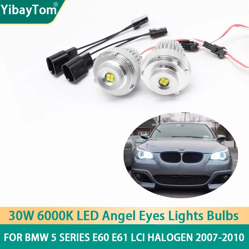 

Durable LED Error Free 30W Angel Eye Marker Light Bulb for BMW 5 Series E60 E61 LCI Halogen 545i 550i 535i 530i 520i 2007-2010