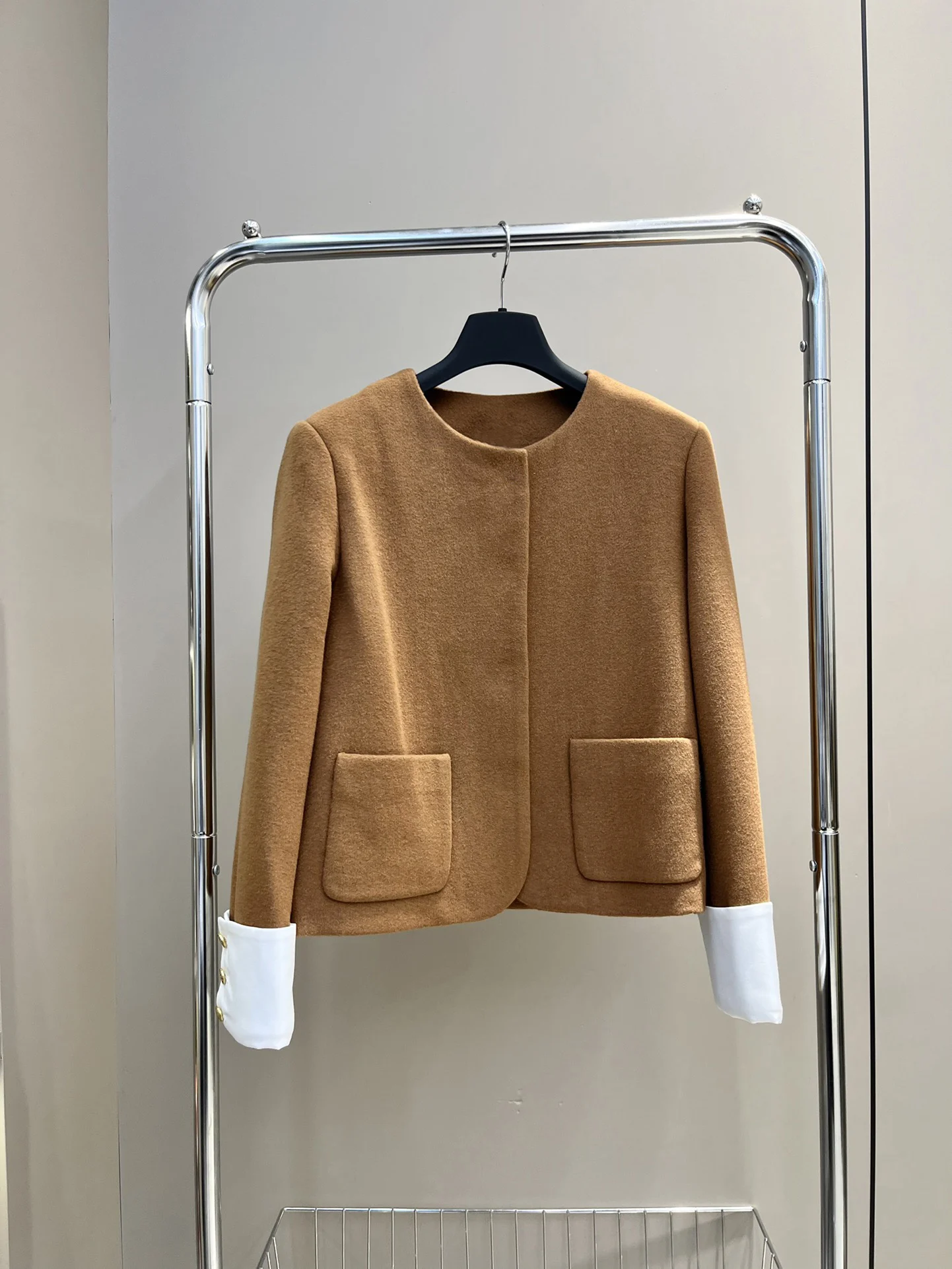 

23 Autumn and winter new wool coat, the upper body has a style and fashion719