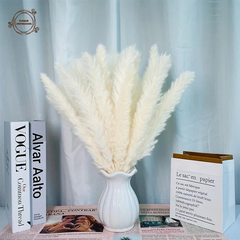 

Natural Dried Flowers Pampas Grass Boho Decor Bouquet Wedding Floral Arrangements Table Decoration Accessories Artificial Plants