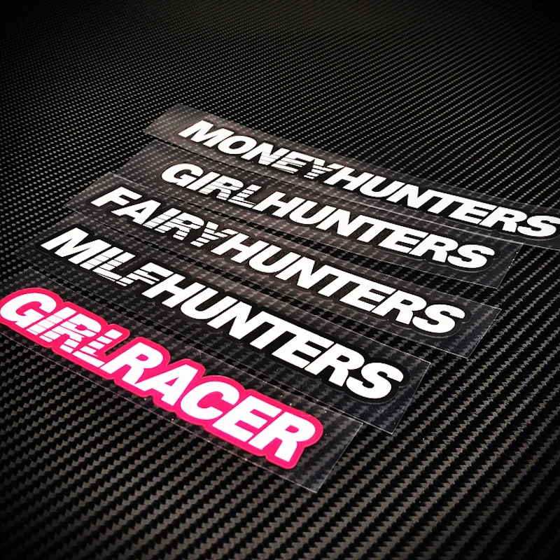 Забавные светоотражающие автомобильные наклейки S125 milfhunter speedhunter для денег и