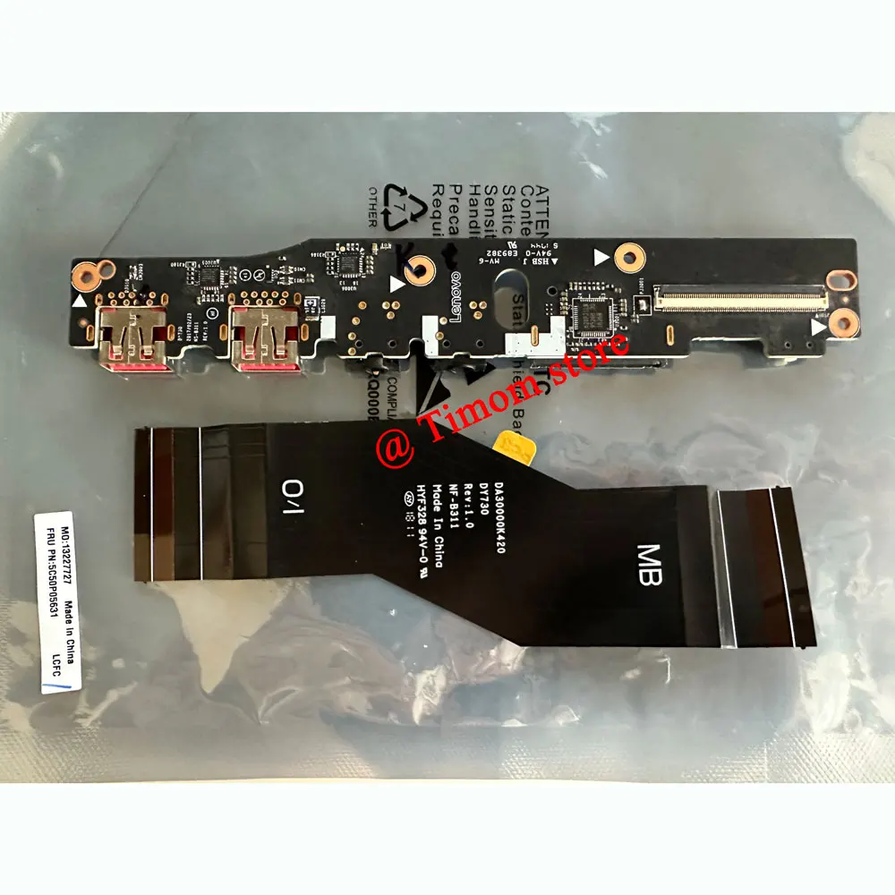 NS-B311 DA30000K420 DY730 плата ввода/вывода + кабель для ноутбука Legion Y920-17IKB 80YW Lenovo 100%