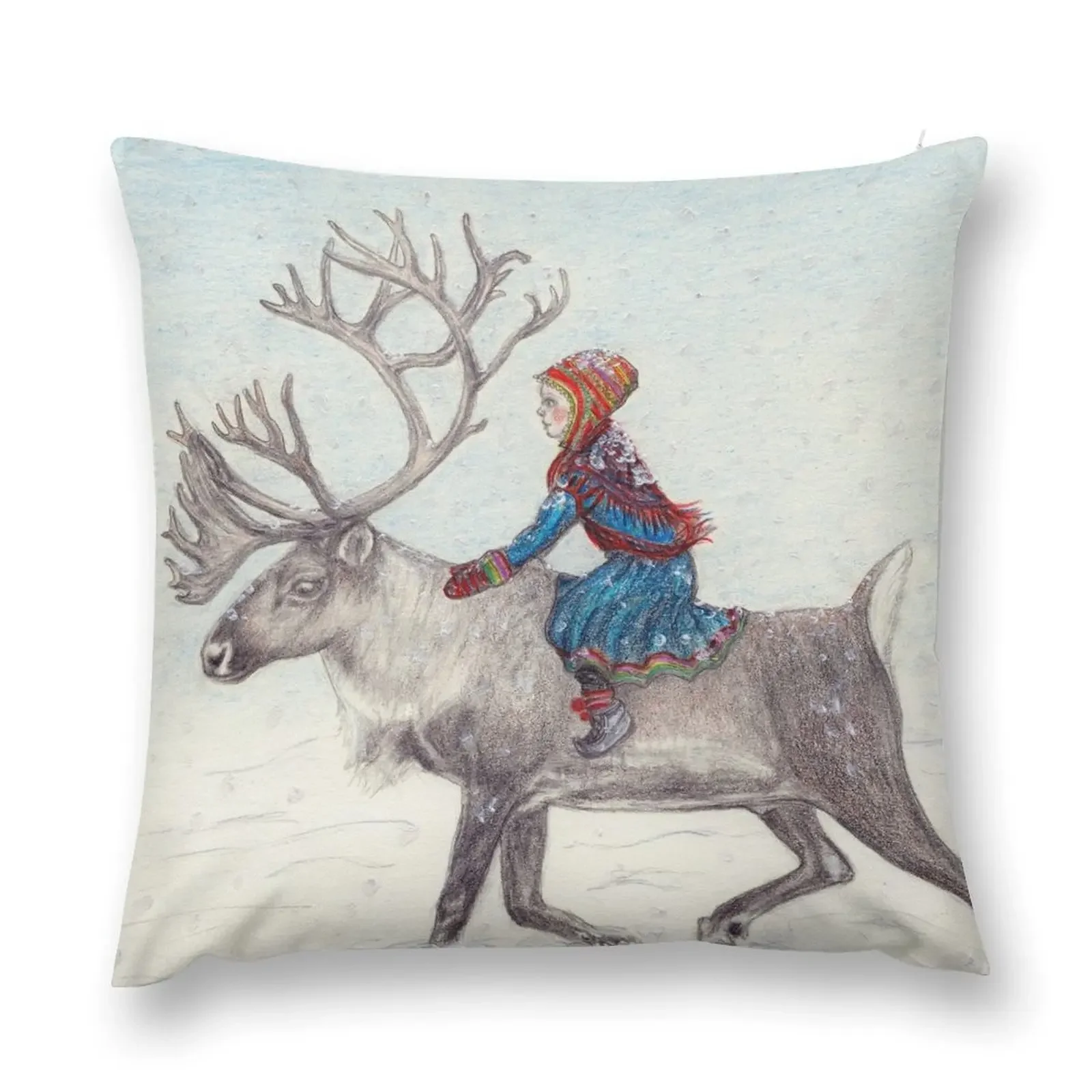 Подушка Lapland Yule рождественская подушка наволочка для дивана наволочки подушек