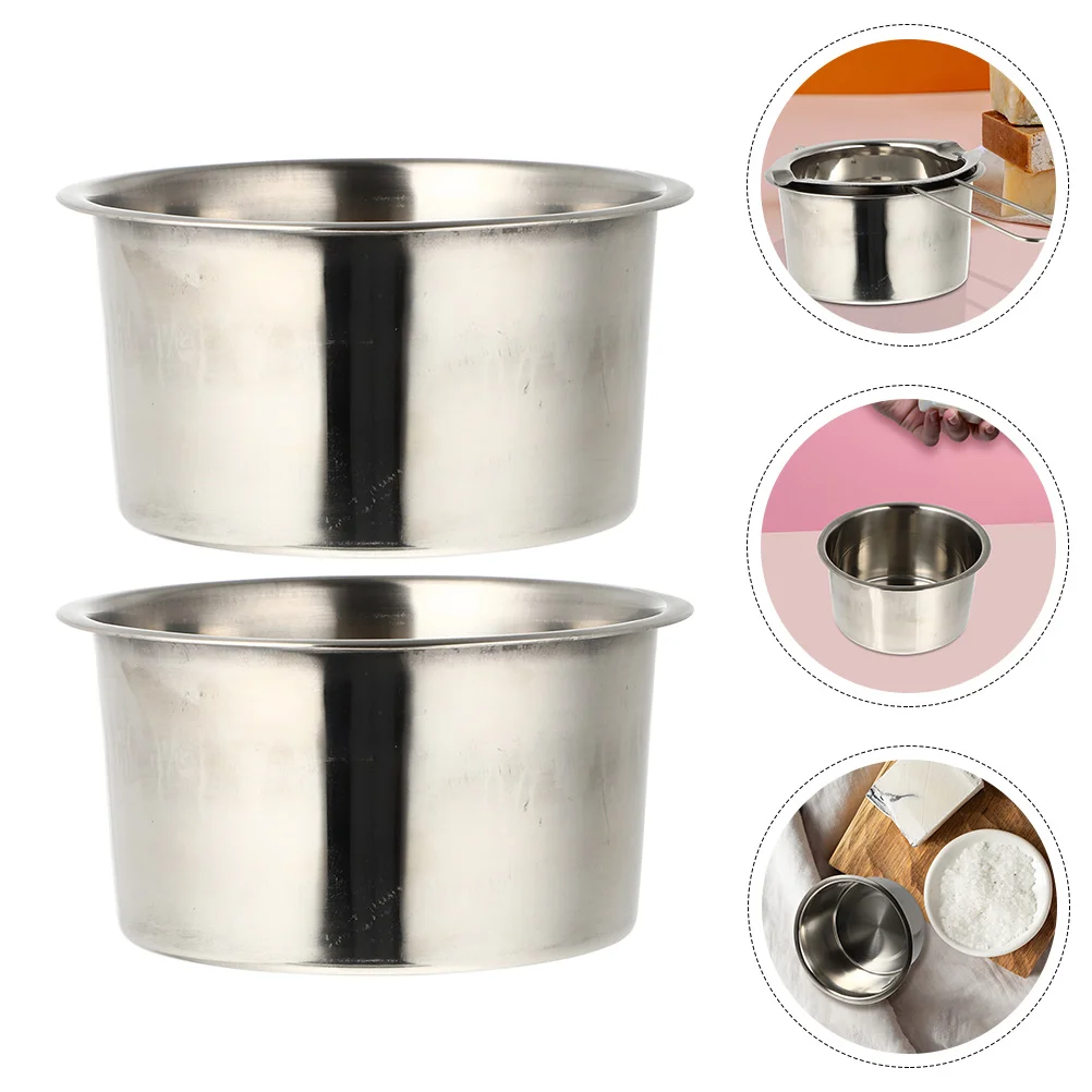 

2Pcs Melting Soap Pots Household Tools Soap DIY Accessories
