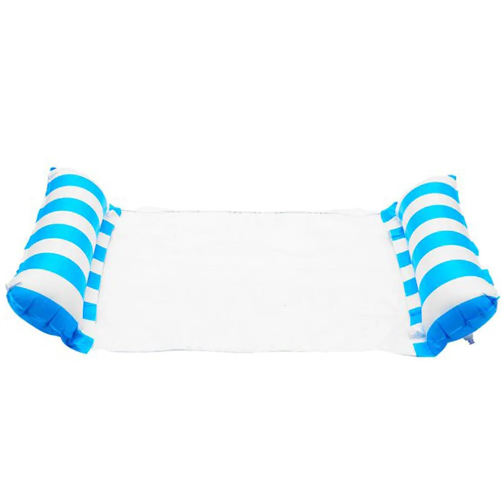 

With Inflator PVC Summer Relaxing Play Aqua Lounger Inflatable Water Hammock Swimming Pool Beach Indoor Outdoor Floating Chair