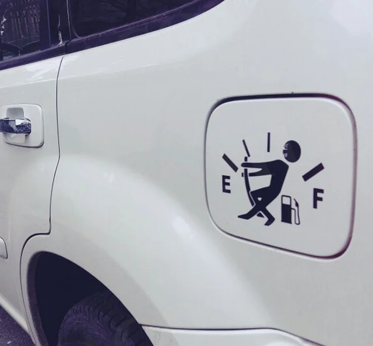 Креативная забавная декоративная наклейка на крышку автомобильного бензобака