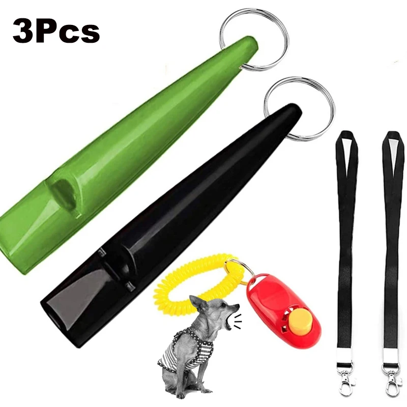 

3 шт., ультразвуковые Пластиковые Свистки для дрессировки собак