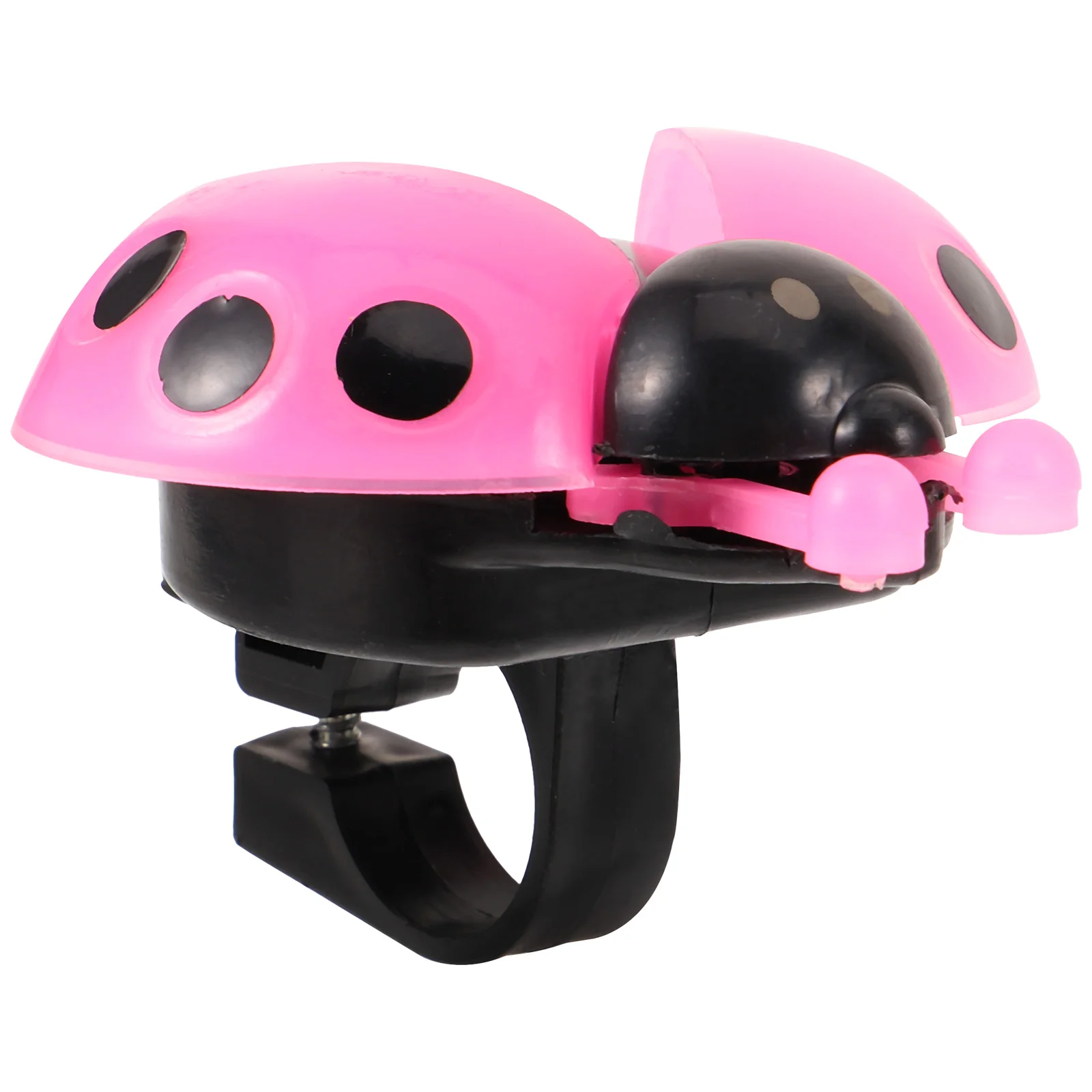 Пластиковый внешний вид божьей коровки латунный дуэт велосипедный звонок для