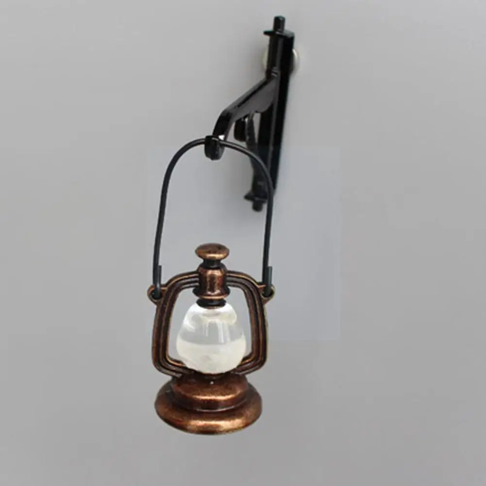 

House Mini Retro Oil Lamp For 1/12 Miniature House For Ob11 Food Kitchen Toys Model Gift Drink 43*23 C1h8