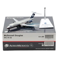 1200 scale model aeromexico dc 9 32 xa del diecast alloy simulation aircraft decoration plane toy display collection for adult