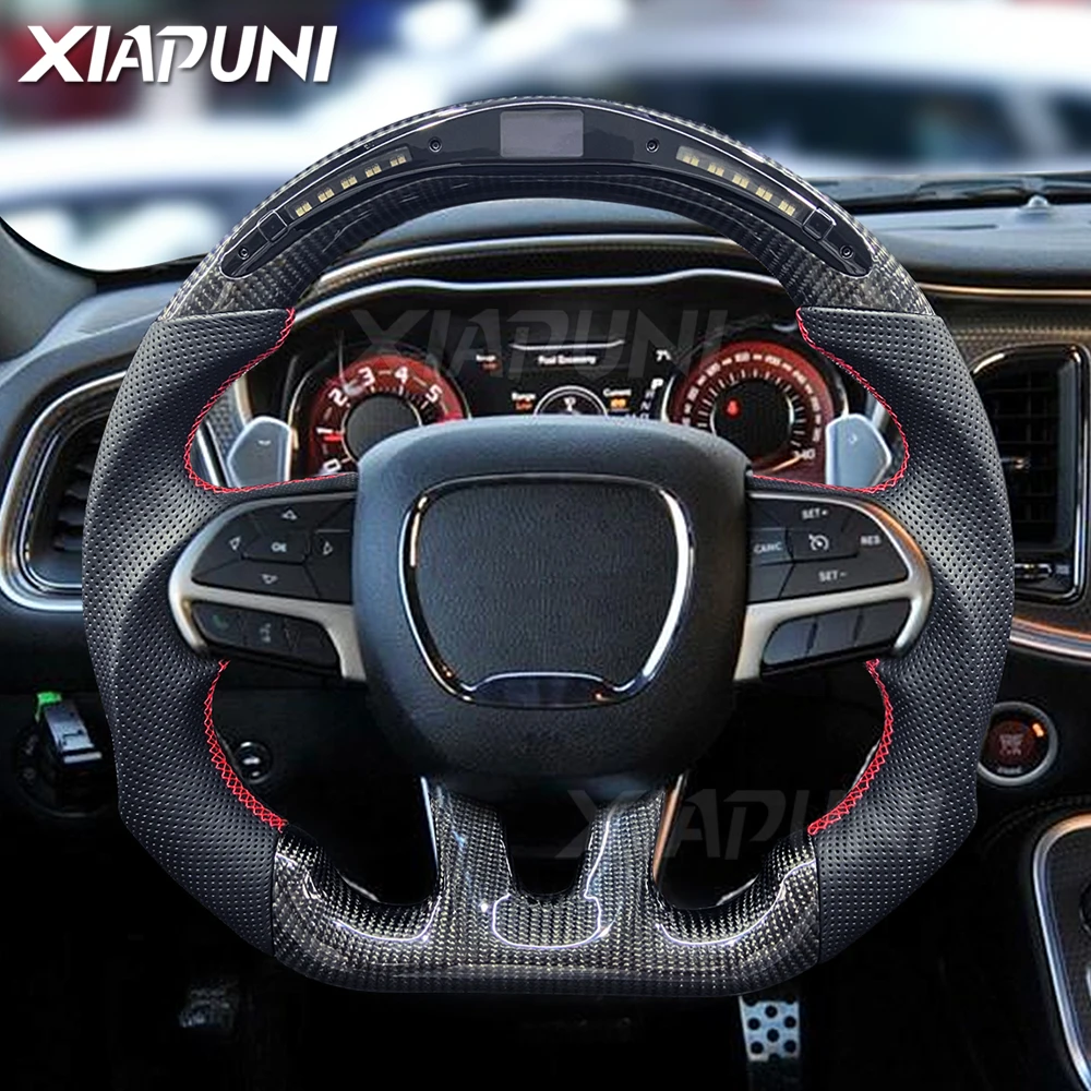 

Светодиодный руль подходит для Dodge Challenger 2015-2019, светодиодный руль переключения, гоночный руль
