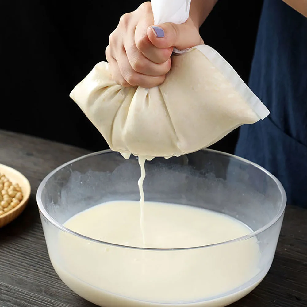 

Soy Milk Wine Filter Bag Nut Milk Bag Tea Coffee Oil Yogurt Filter Net Mesh Kitchen Food Reusable Nylon Filter Bags Strainer