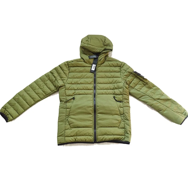 Men's Lightweight Packable Down Jacket Water and Wind-Resistant Breathable Coat Men Hoodies Outwear PJ029