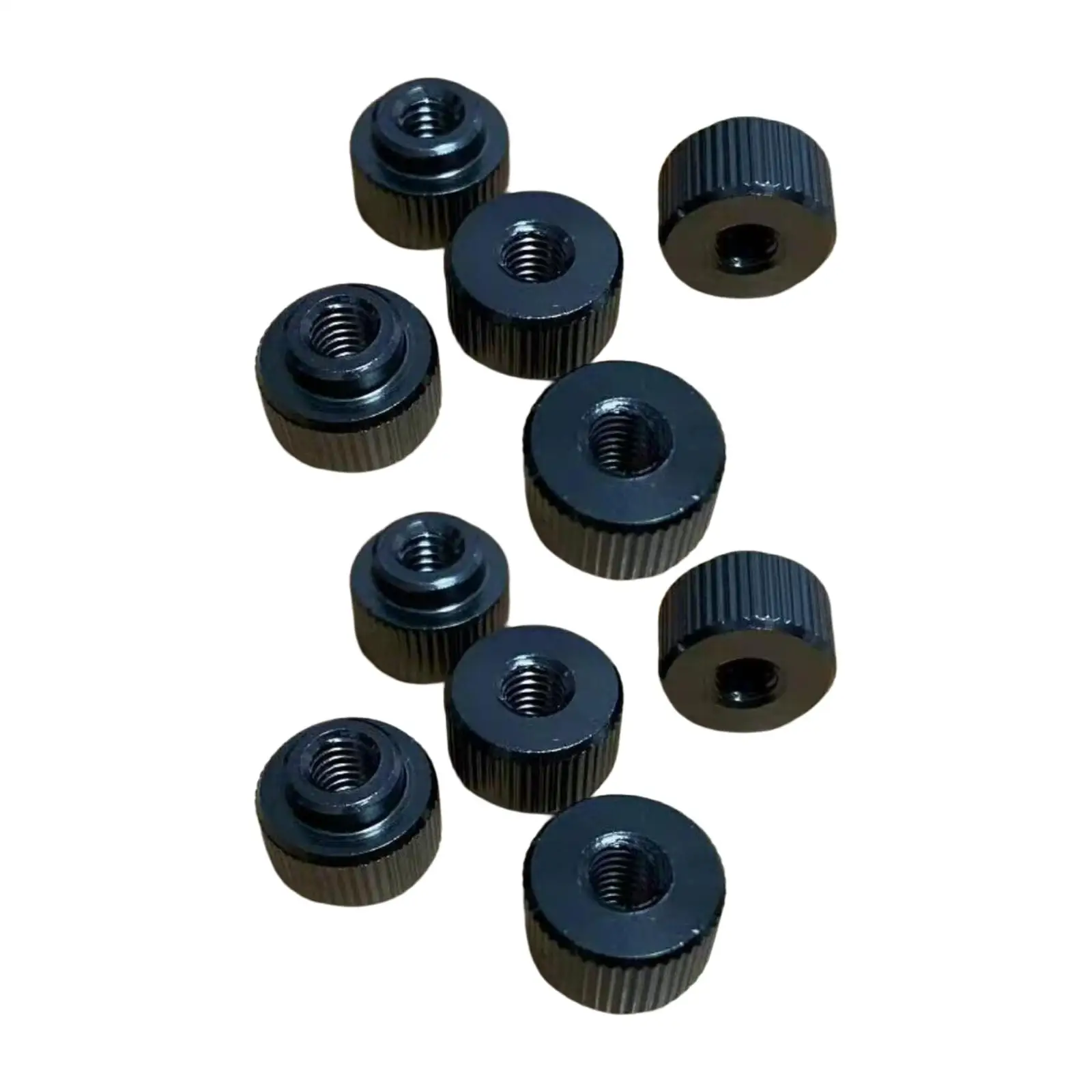 

10 Pieces Drum Screw Nuts for 7/32" Screws Easily Install Drums Accs Universal Durable Replacement Metal Hardware Mounts