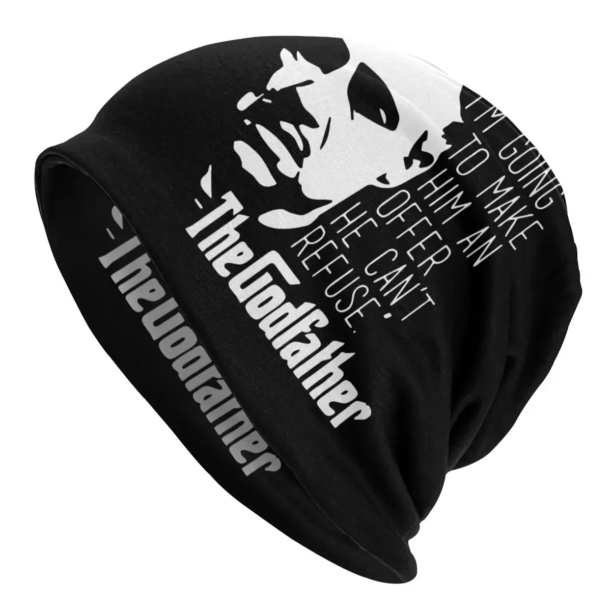 Шапка-бини для мужчин и взрослых вязаная шапка крестного отца Вито корлеона