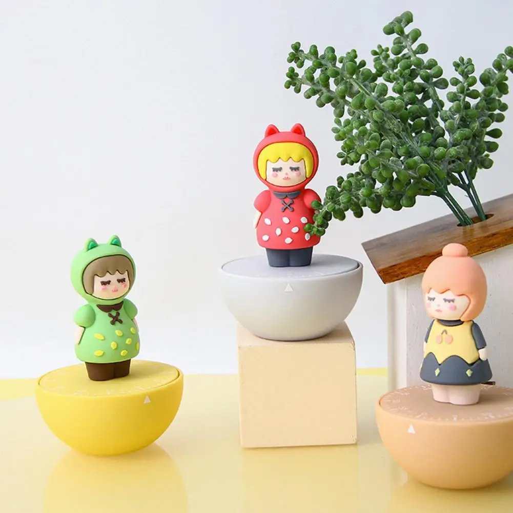 

Reusable Useful Add Ambient Cartoon Timer Lightweight Digital Timer Multifunctional for Restaurant