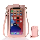 Кошелек женский многофункциональный, клатч для мобильного телефона с сенсорным экраном, Дамский кошелек, вместительный дорожный держатель для карт, Обложка для паспорта