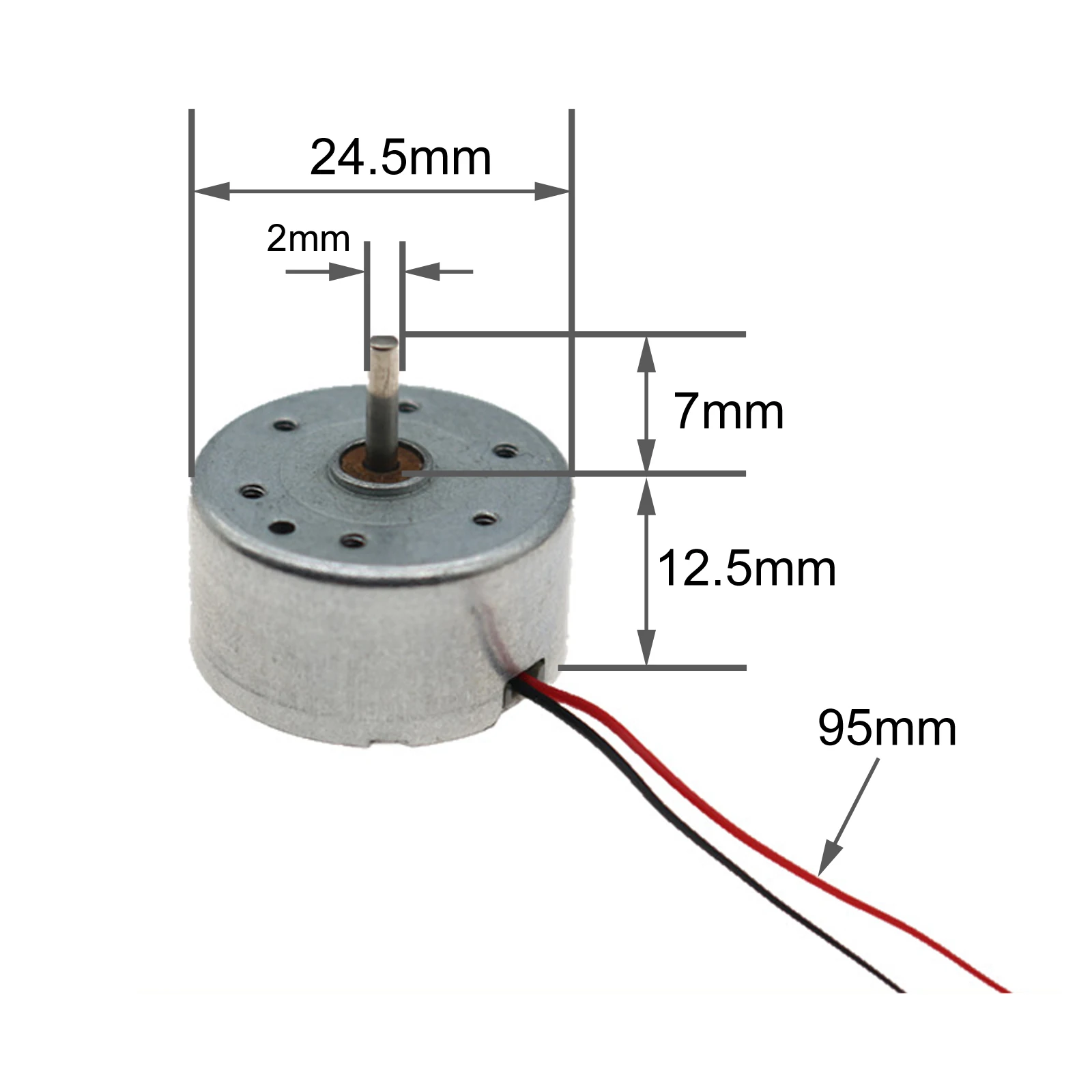 10pcs DC Micro 300 Motor 3.0V 7000rpm Electric Motor Science Experiment for Fan/Toy/4WD Low-Voltage High-Speed images - 6