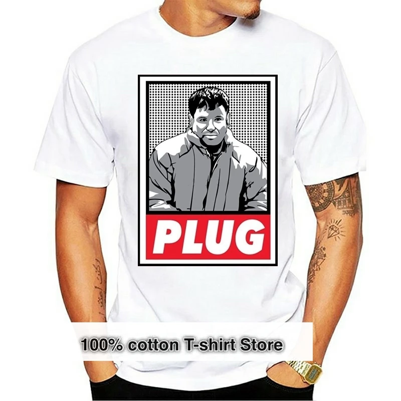 

EL Chapo Plug Joaquin Guzman Patron Sinaloa Cartel Tee Graphic T-Shirt women tshirt