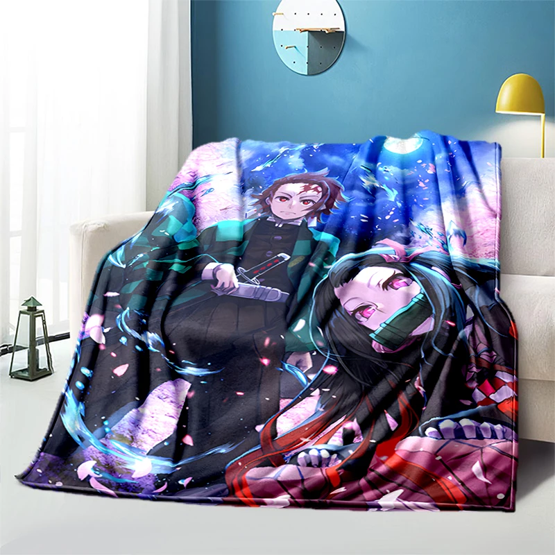 

Demon slayer blanket Sofa household blankets for beds blanket Throw blanket Cooling blanketcustom thin blanket for bed picnic