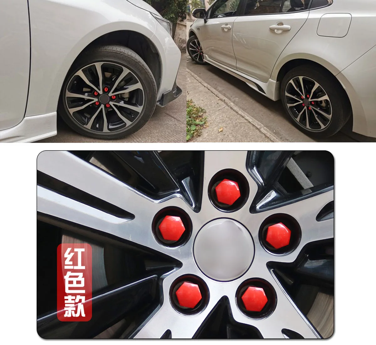 

Универсальный декоративный колпачок на колесо автомобиля, цветной декоративный защитный чехол, пластиковый рукав для модификации шин, пыл...