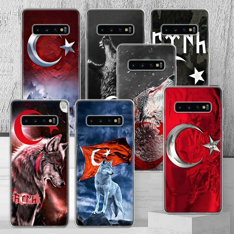 Турецкий флаг чехол для телефона Samsung Galaxy S24 S23 S22 Ultra S21 Plus S20 FE S10 S10E S9 S8