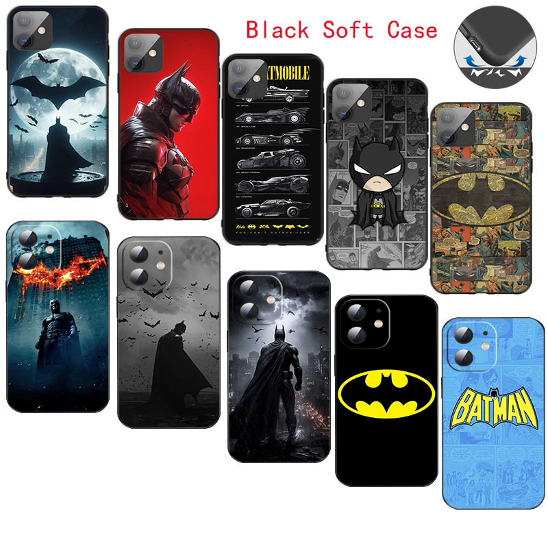CR81 B-batman Soft Silicone for Samsung Galaxy A53 A73 5G A12 A21s A11 A51 A52 A72 4G Cover