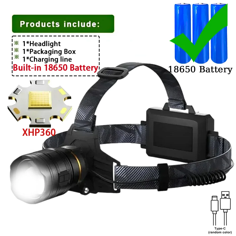 

Powercool H189 налобный фонарь XHP360