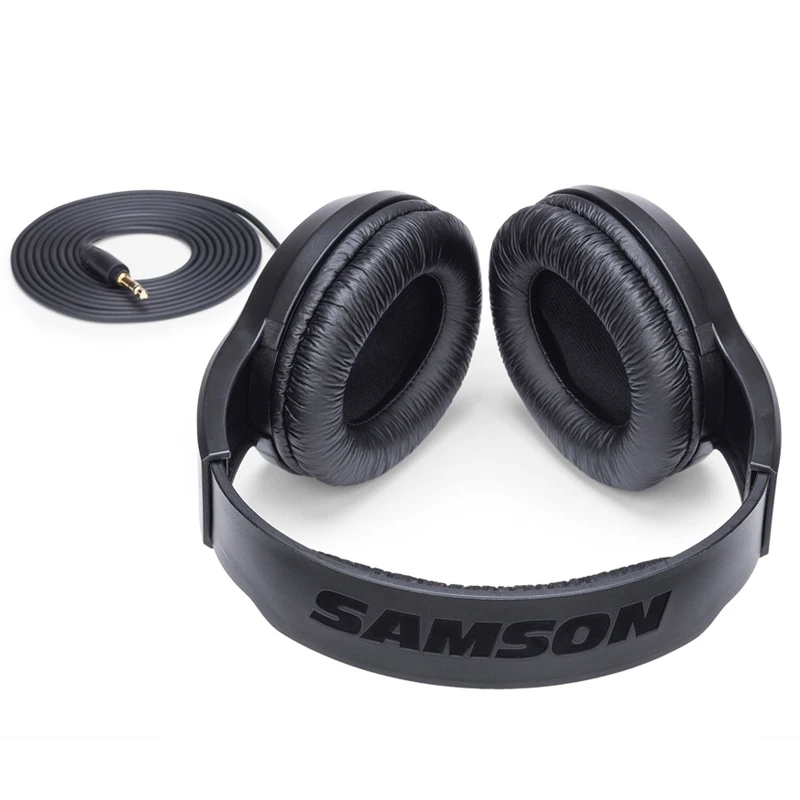 

American SAMSON SR350 fully enclosed monitoring headset head-mounted anchor recording eating chicken special DJ headset