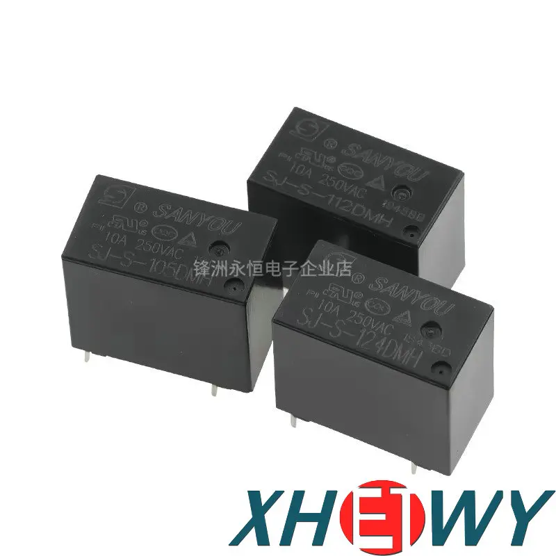 Фото SJ-S-105 112 124DMH 5V12V24V 10A 250V 4-контактное нормально разомкнутое реле SJ-S-105DMH SJ-S-112DMH SJ-S-124DMH №2