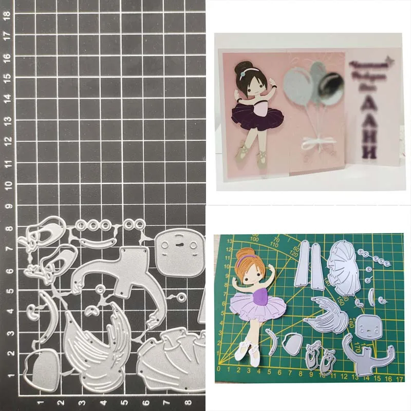 

Ballet Girl Metal Cutting Dies Diy Scrapbooking Photo Album Decorative Embossing Paper Card Crafts