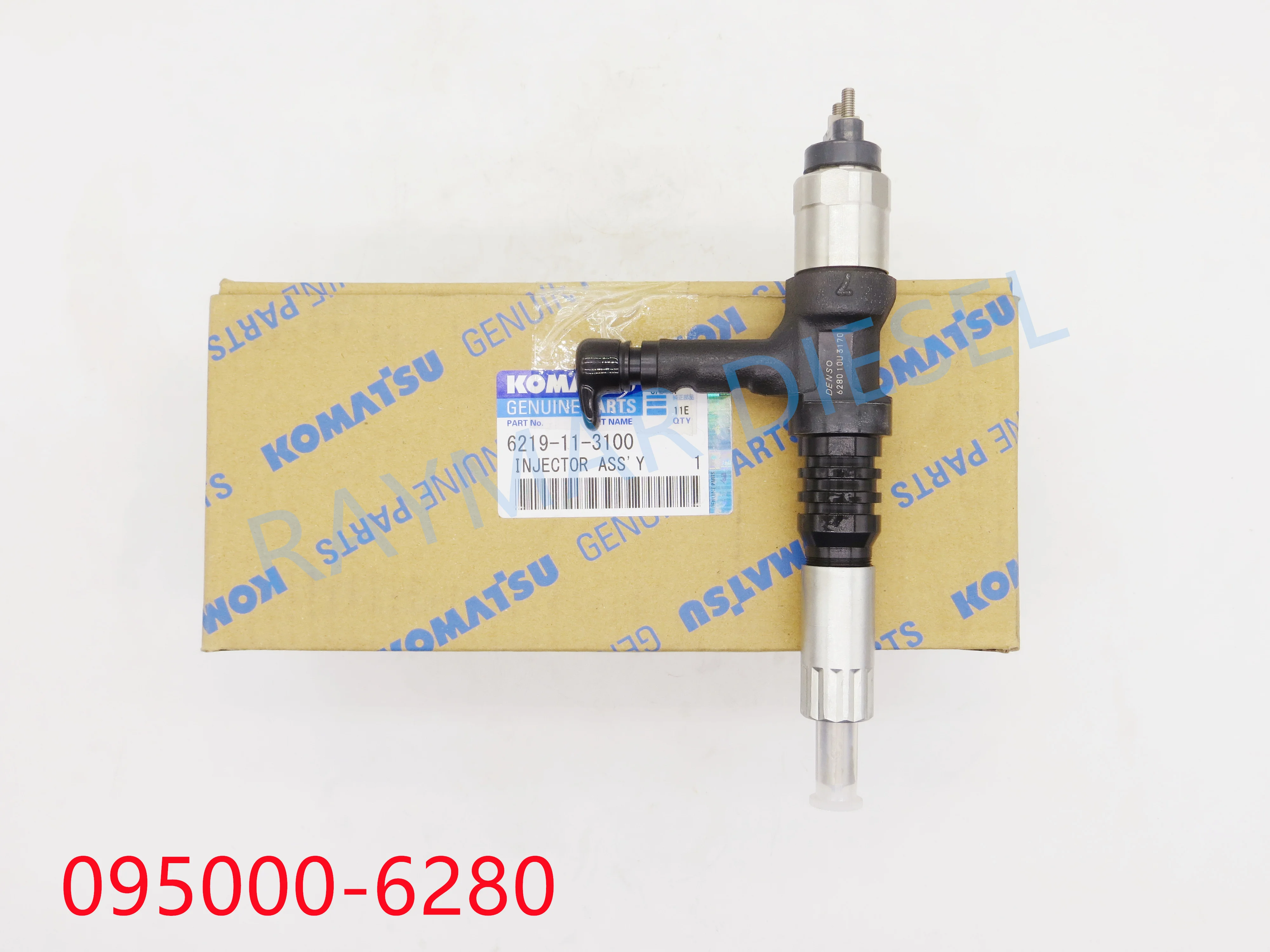 

Genuine diesel common rail injector 095000-6280 for 6219-11-3100, 6219113100